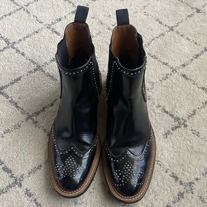 Women’s Zara studded ankle boots. Size 40.